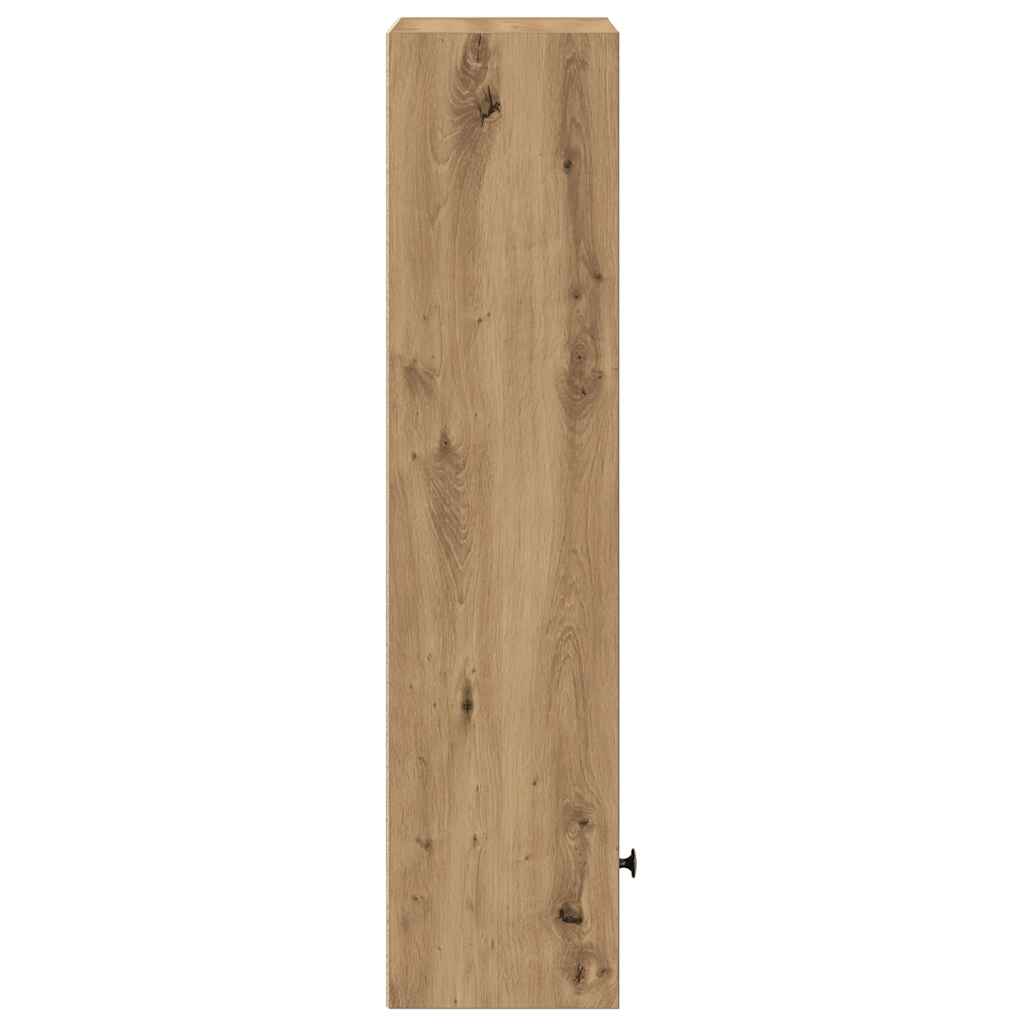 Bokhylle artisan eik 31x24x102 cm konstruert tre
