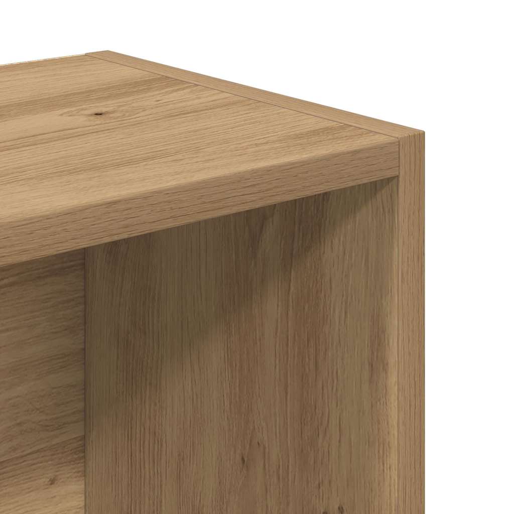 Bokhylle artisan eik 31x24x102 cm konstruert tre