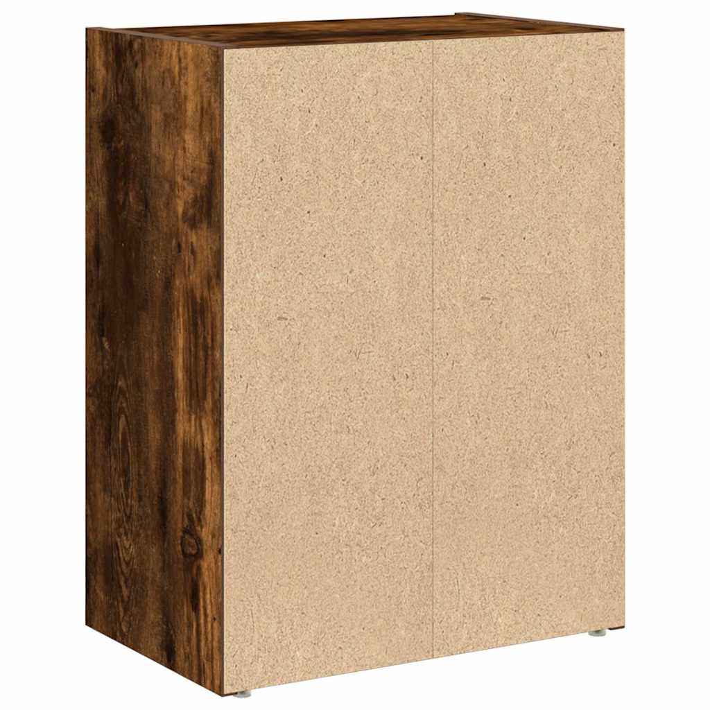 Bokhylle røkt eik 40x24x52 cm konstruert tre