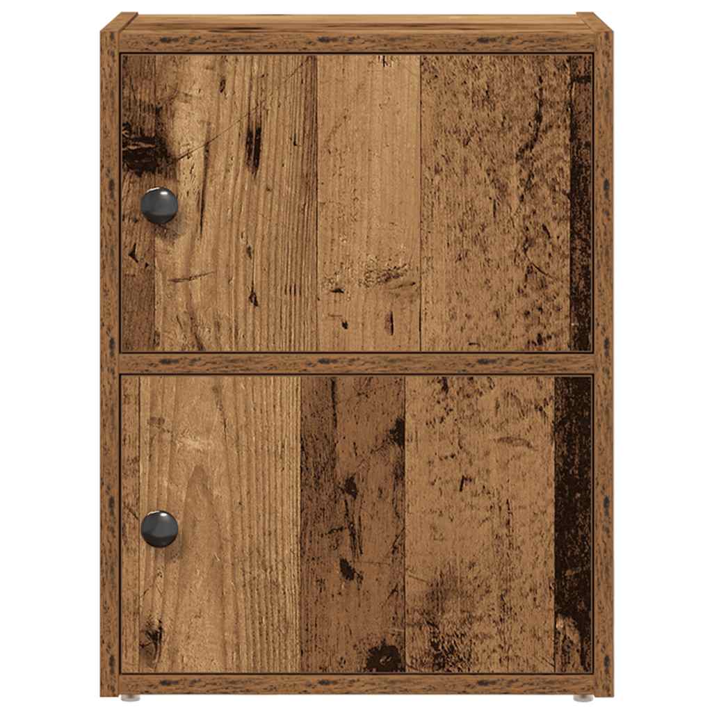 Bokhylle gammelt tre 40x24x52 cm konstruert tre