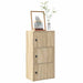 Bokhylle sonoma eik 40x24x77 cm konstruert tre