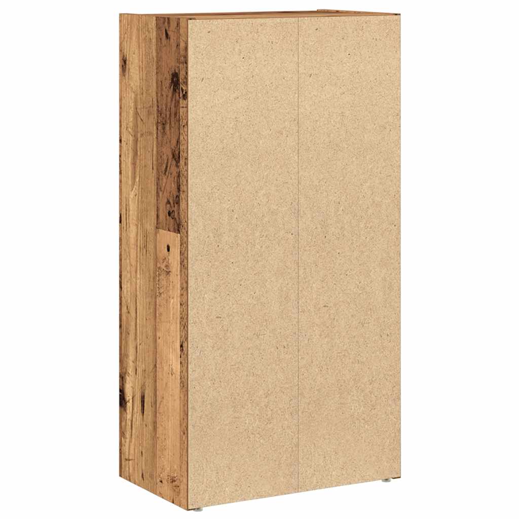Bokhylle gammelt tre 40x24x77 cm konstruert tre