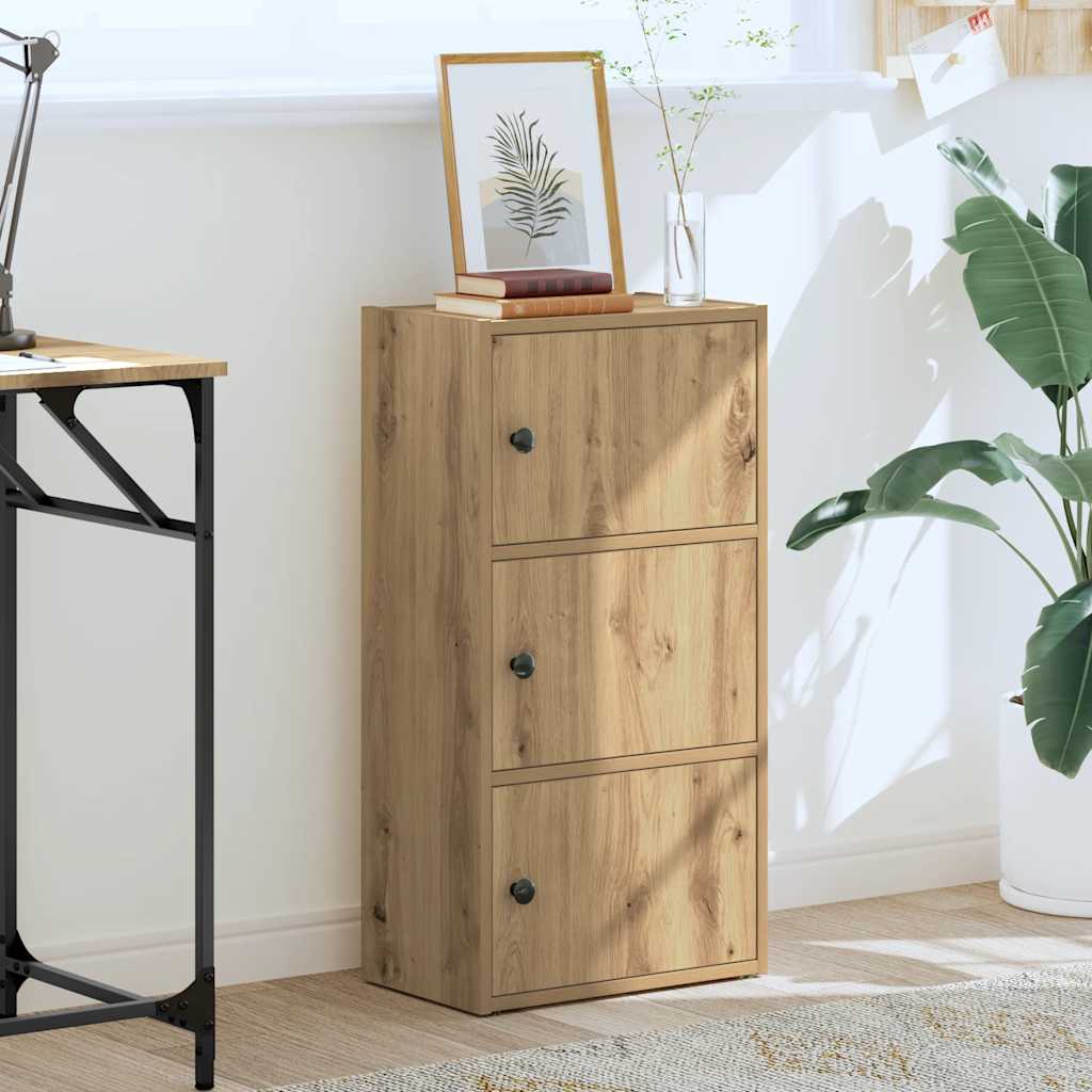 Bokhylle artisan eik 40x24x77 cm konstruert tre