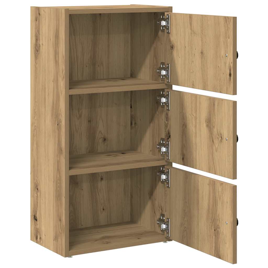 Bokhylle artisan eik 40x24x77 cm konstruert tre