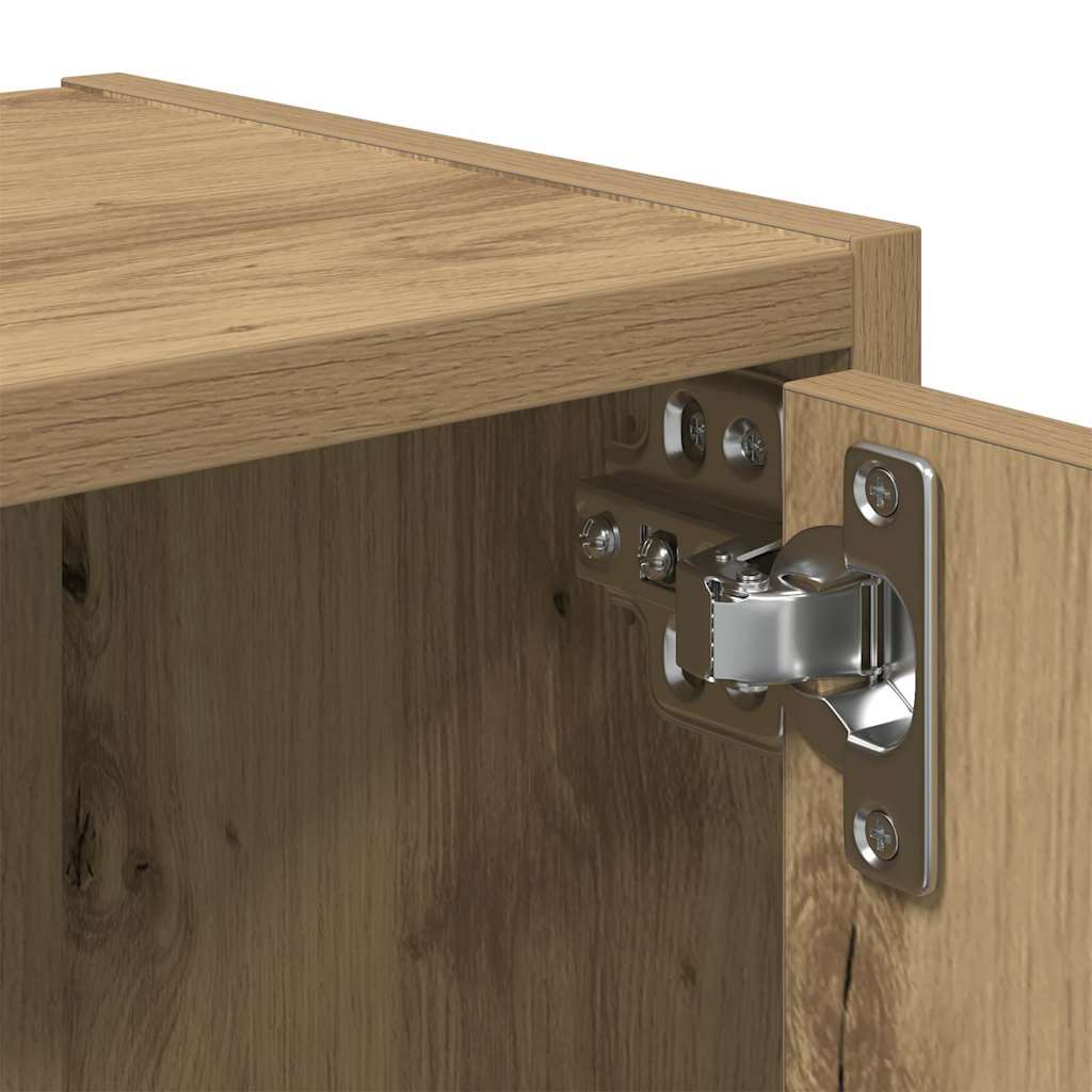 Bokhylle artisan eik 40x24x77 cm konstruert tre
