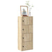 Bokhylle sonoma eik 40x24x102 cm konstruert tre vidaXL