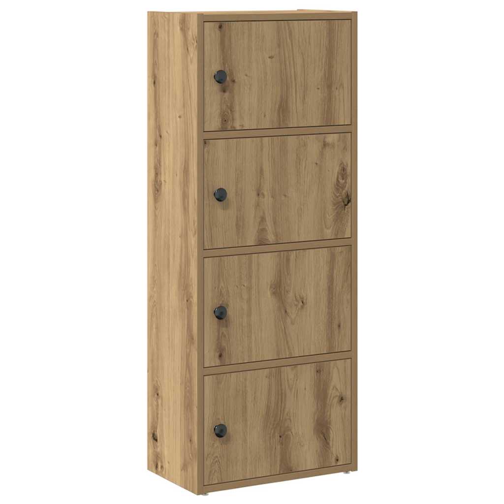 Bokhylle artisan eik 40x24x102 cm konstruert tre vidaXL
