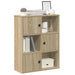 Bokhylle sonoma eik 60x24x76,5 cm konstruert tre