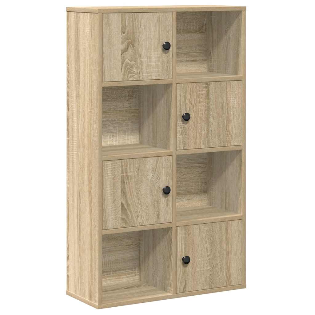 Bokhylle sonoma eik 60x24x101,5 cm konstruert tre