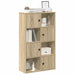 Bokhylle sonoma eik 60x24x101,5 cm konstruert tre