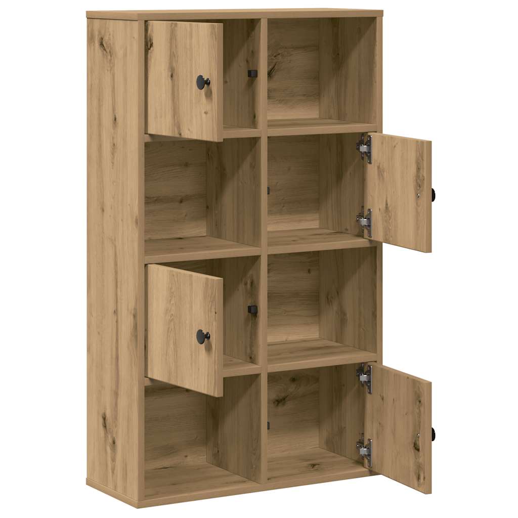 Bokhylle artisan eik 60x24x101,5 cm konstruert tre