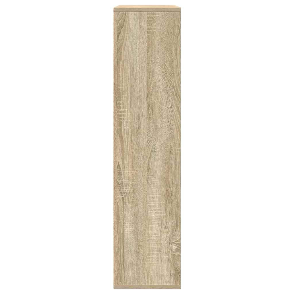 Bokhylle sonoma eik 89x24x101,5 cm konstruert tre