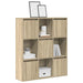 Bokhylle sonoma eik 89x24x101,5 cm konstruert tre