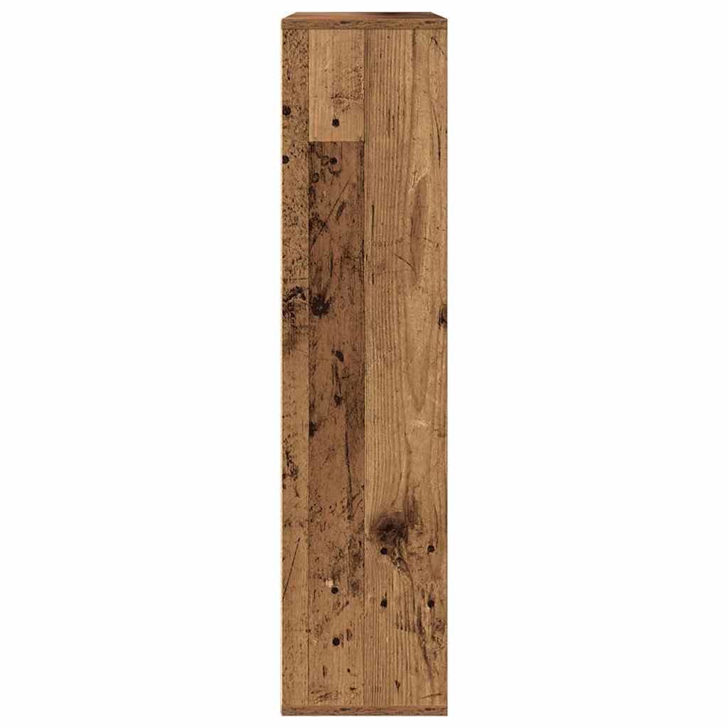 Bokhylle gammelt tre 89x24x101,5 cm konstruert tre