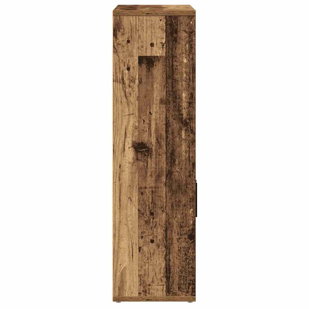 Bokhylle gammelt tre 60x24x85 cm konstruert tre