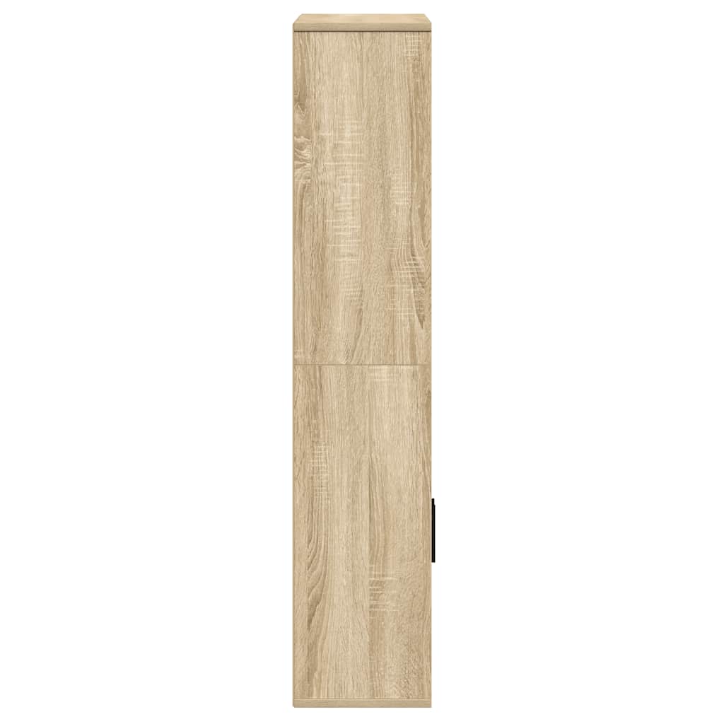 Bokhylle sonoma eik 60x24x120 cm konstruert tre vidaXL