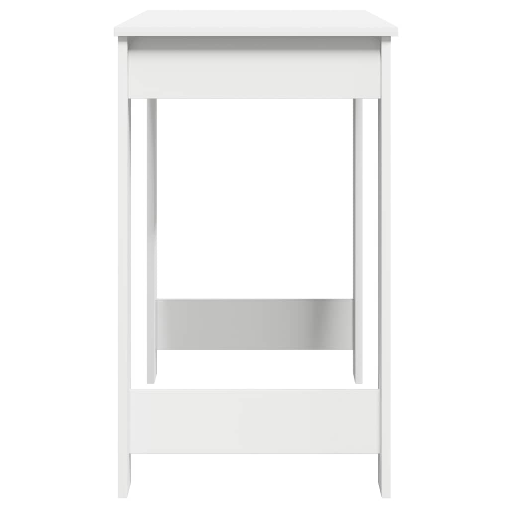 Skrivebord hvit 100x45x75 cm konstruert tre