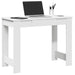 Skrivebord hvit 100x45x75 cm konstruert tre