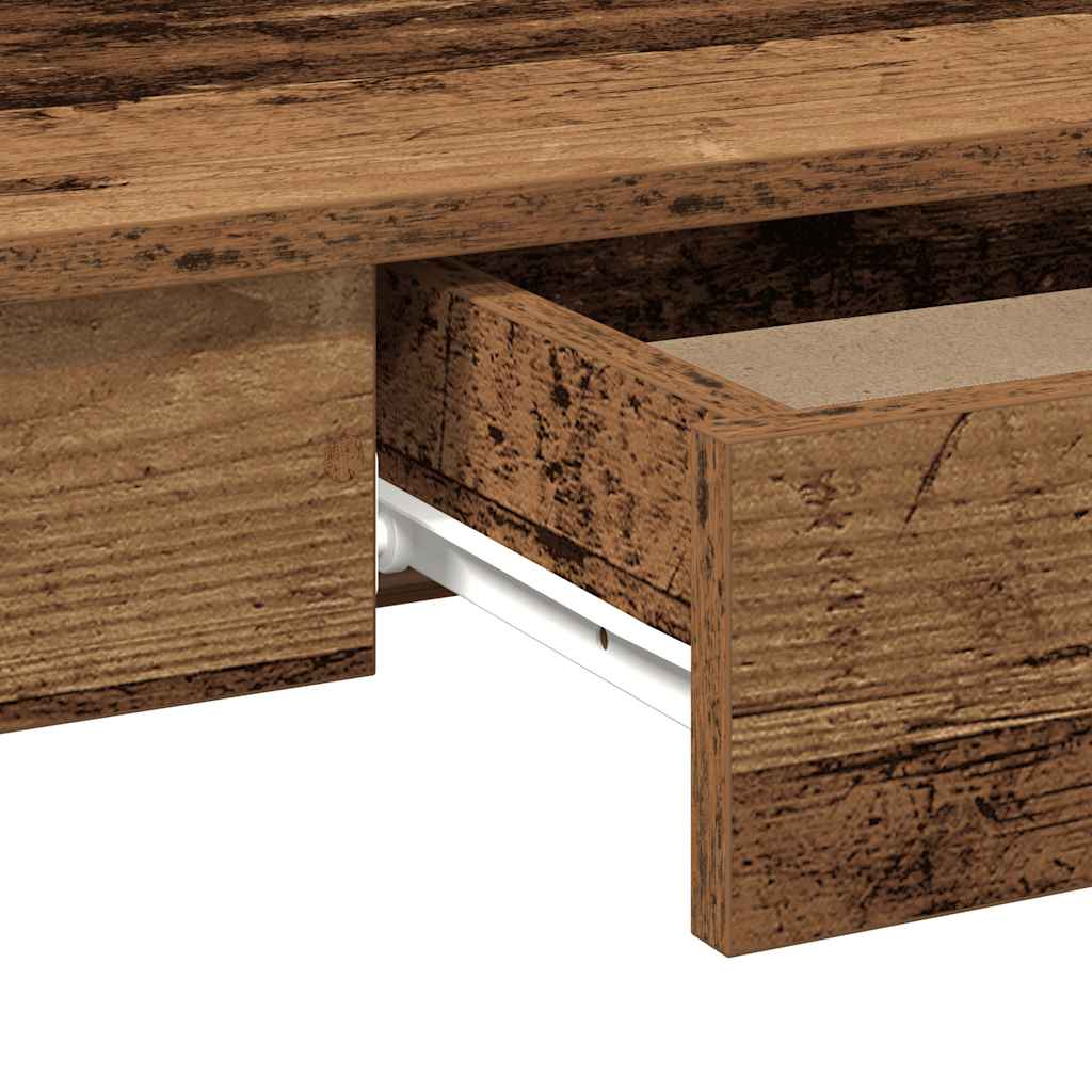 Skrivebord gammelt tre 100x45x75 cm konstruert tre vidaXL