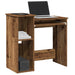 Skrivebord med hyller gammelt tre 84x40x78 cm konstruert tre