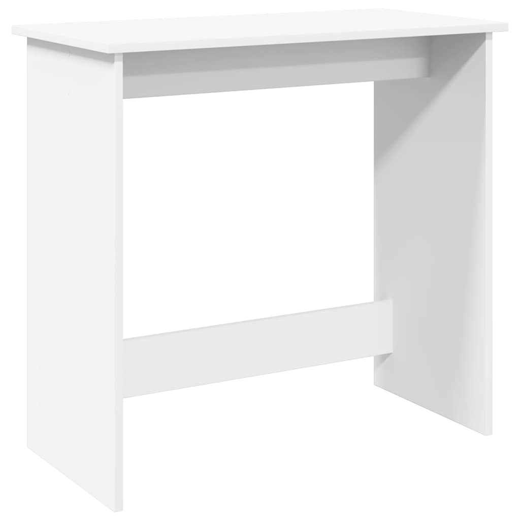 Skrivebord hvit 80x40x75 cm sponplate