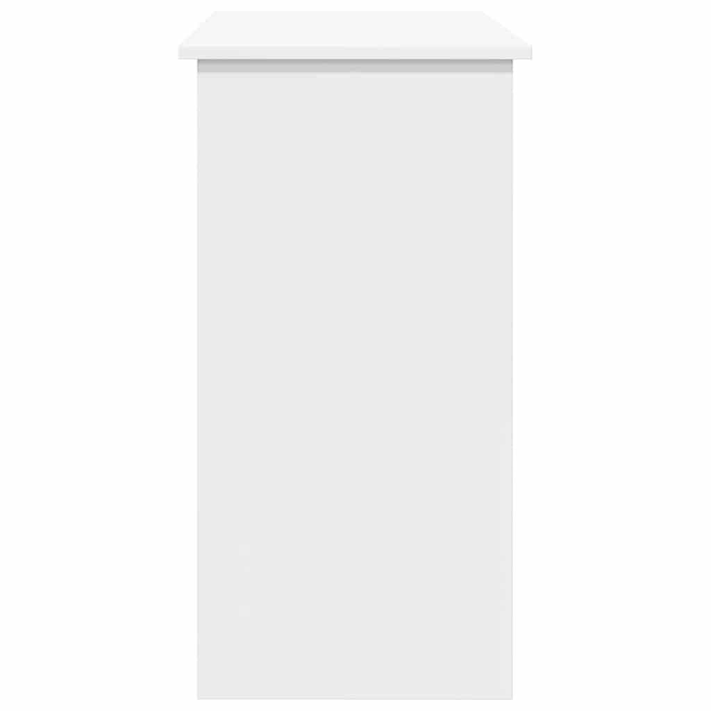 Skrivebord hvit 80x40x75 cm sponplate