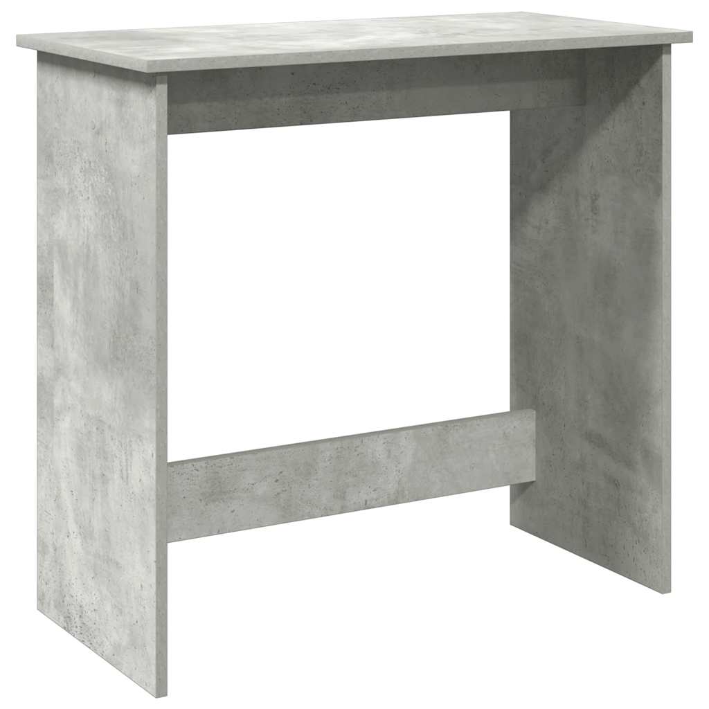 Skrivebord betonggrå 80x40x75 cm sponplate