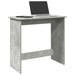 Skrivebord betonggrå 80x40x75 cm sponplate