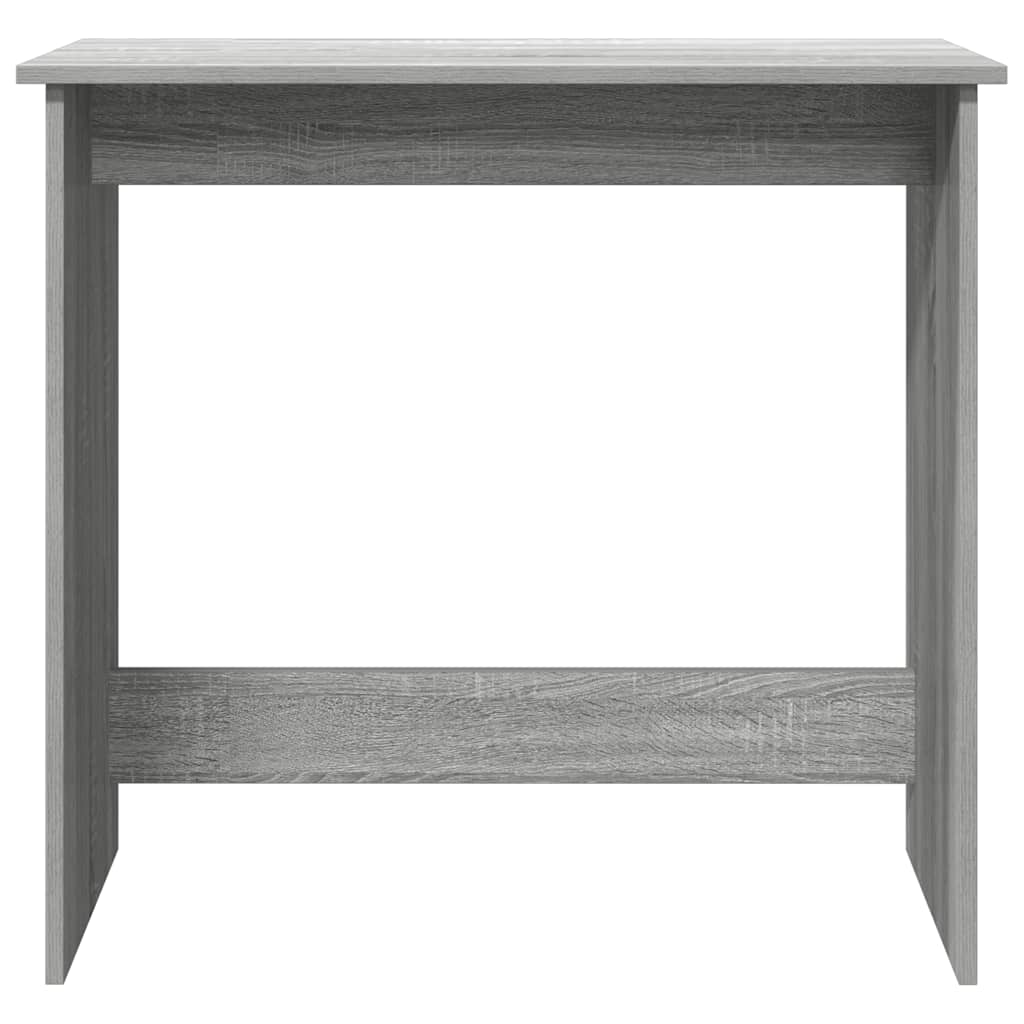Skrivebord grå sonoma 80x40x75 cm konstruert tre