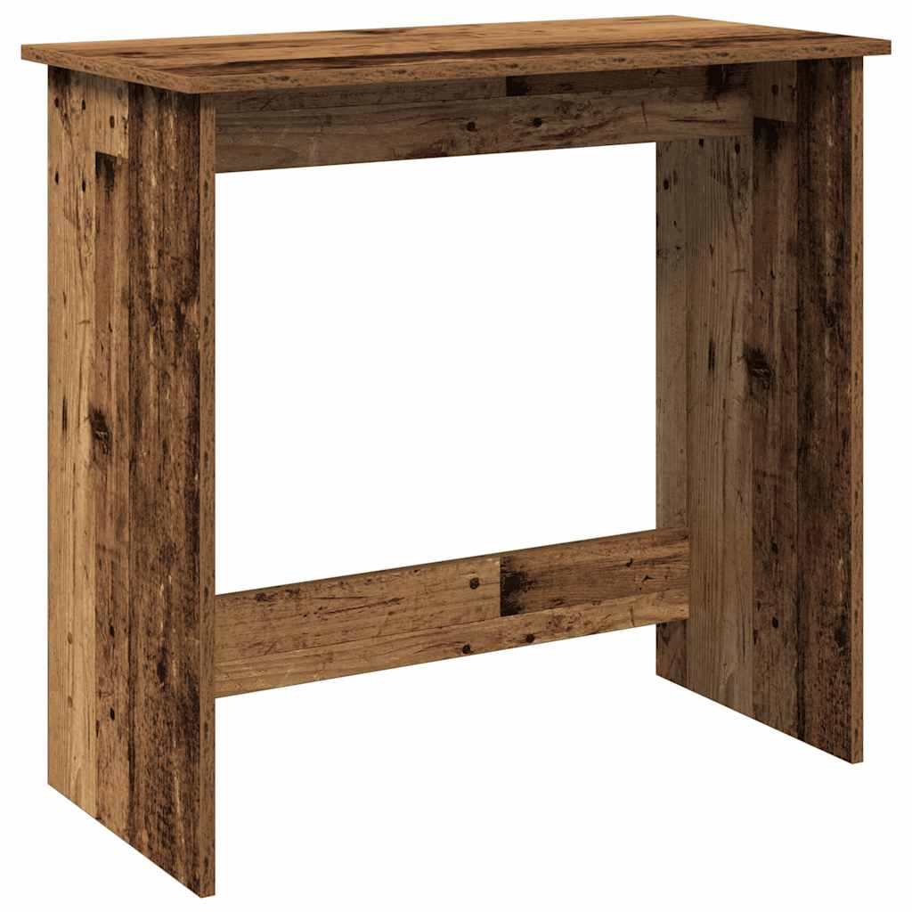 Skrivebord gammelt tre 80x40x75 cm konstruert tre