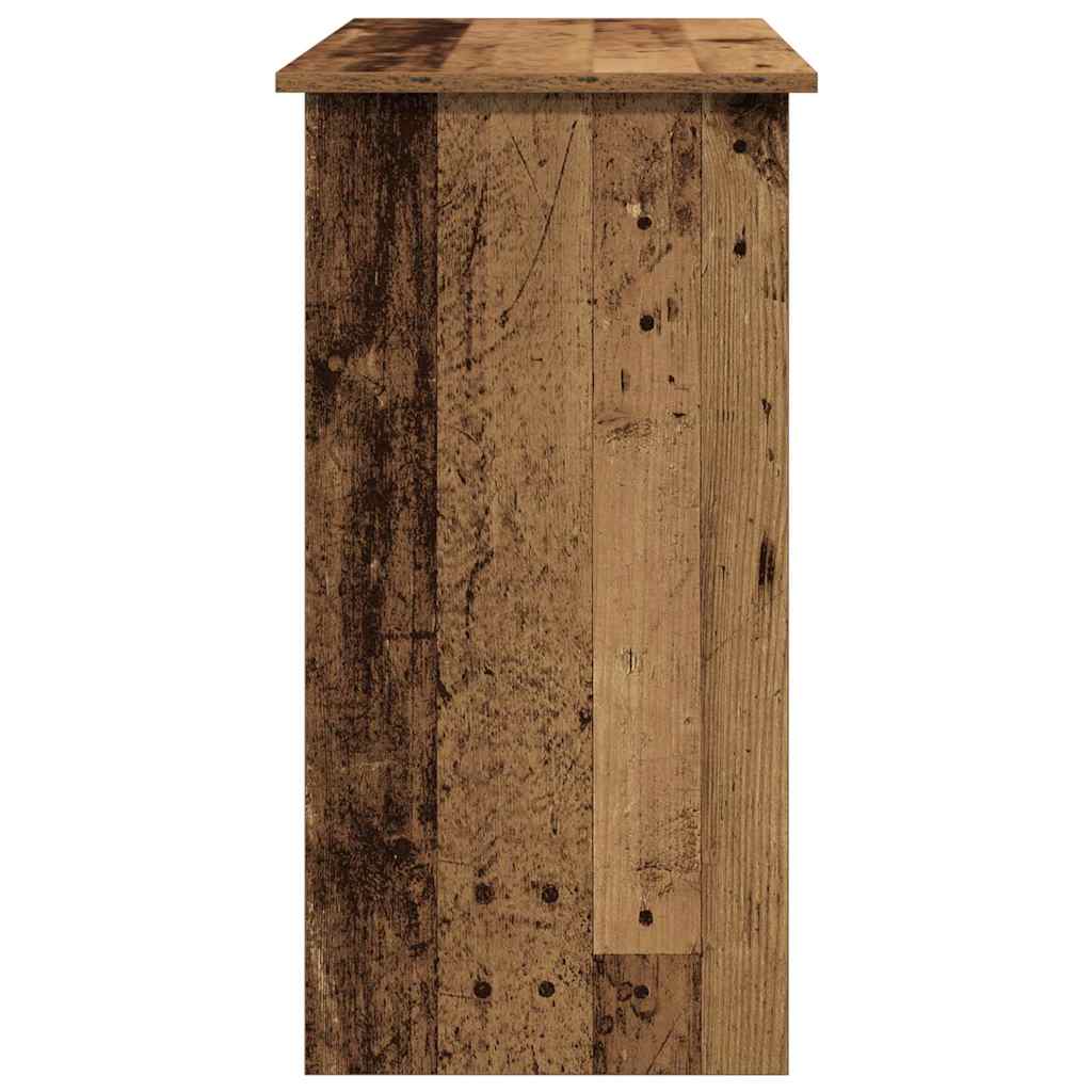Skrivebord gammelt tre 80x40x75 cm konstruert tre