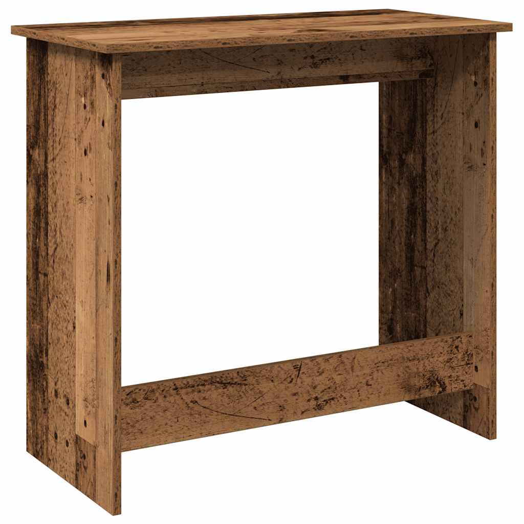 Skrivebord gammelt tre 80x40x75 cm konstruert tre