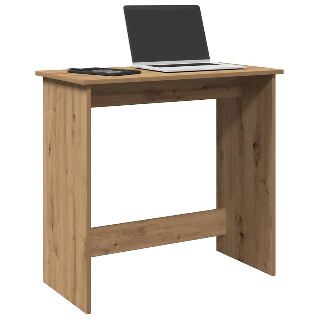 Skrivebord artisan eik 80x40x75 cm konstruert tre