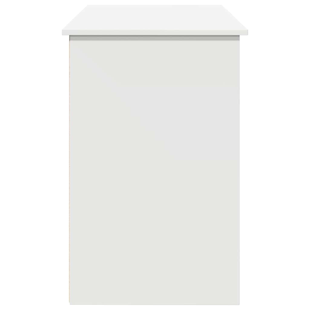 Skrivebord hvit 102x50x75 cm konstruert tre vidaXL