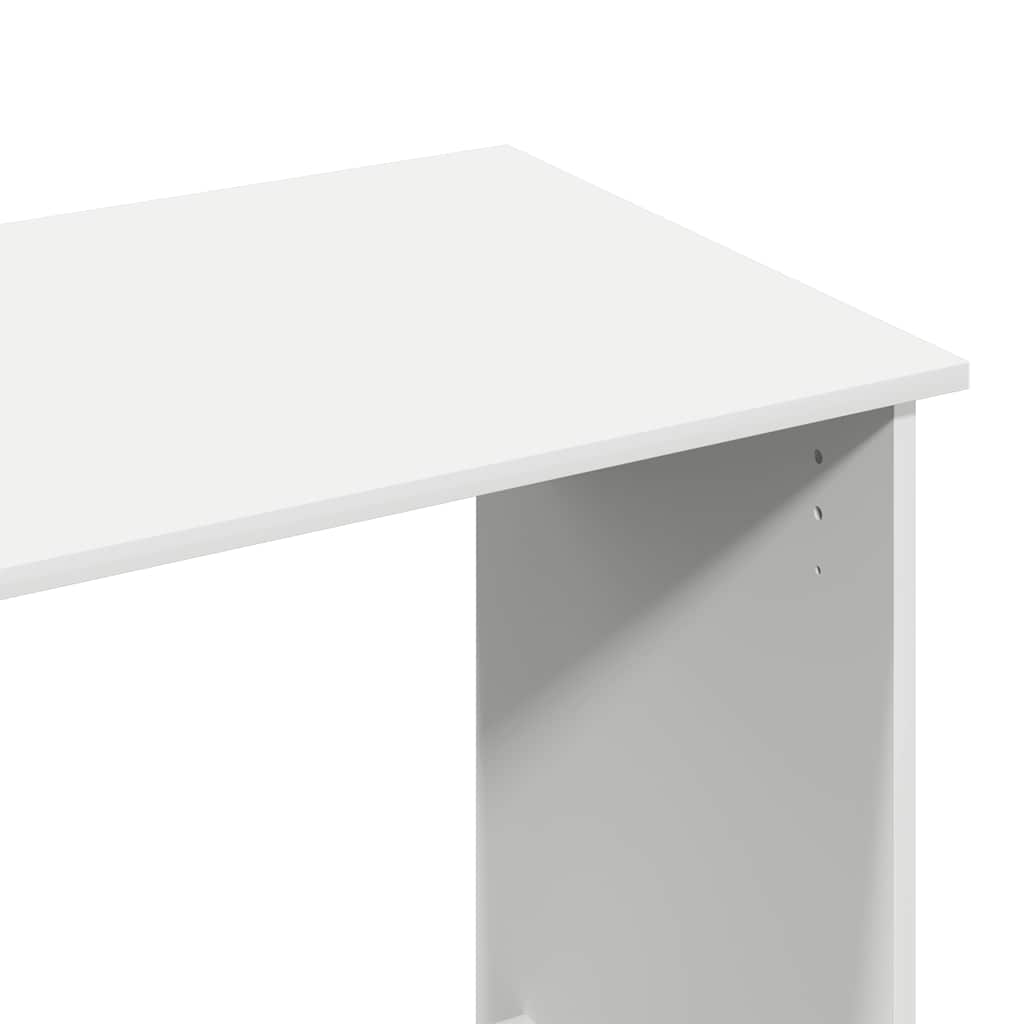 Skrivebord hvit 102x50x75 cm konstruert tre vidaXL