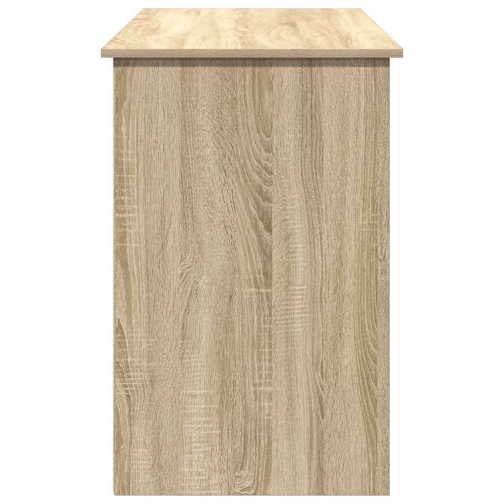 Skrivebord sonoma eik 102x50x75 cm konstruert tre