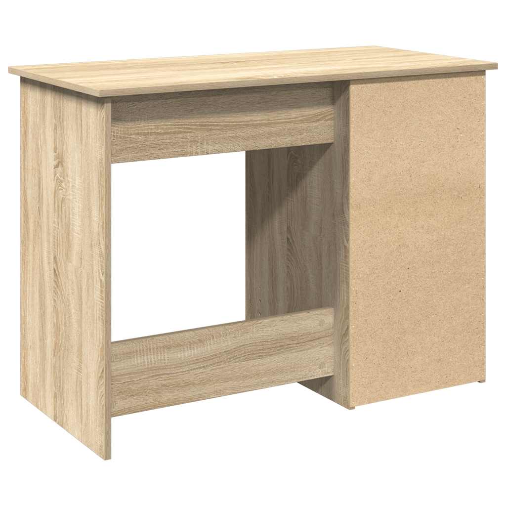 Skrivebord sonoma eik 102x50x75 cm konstruert tre