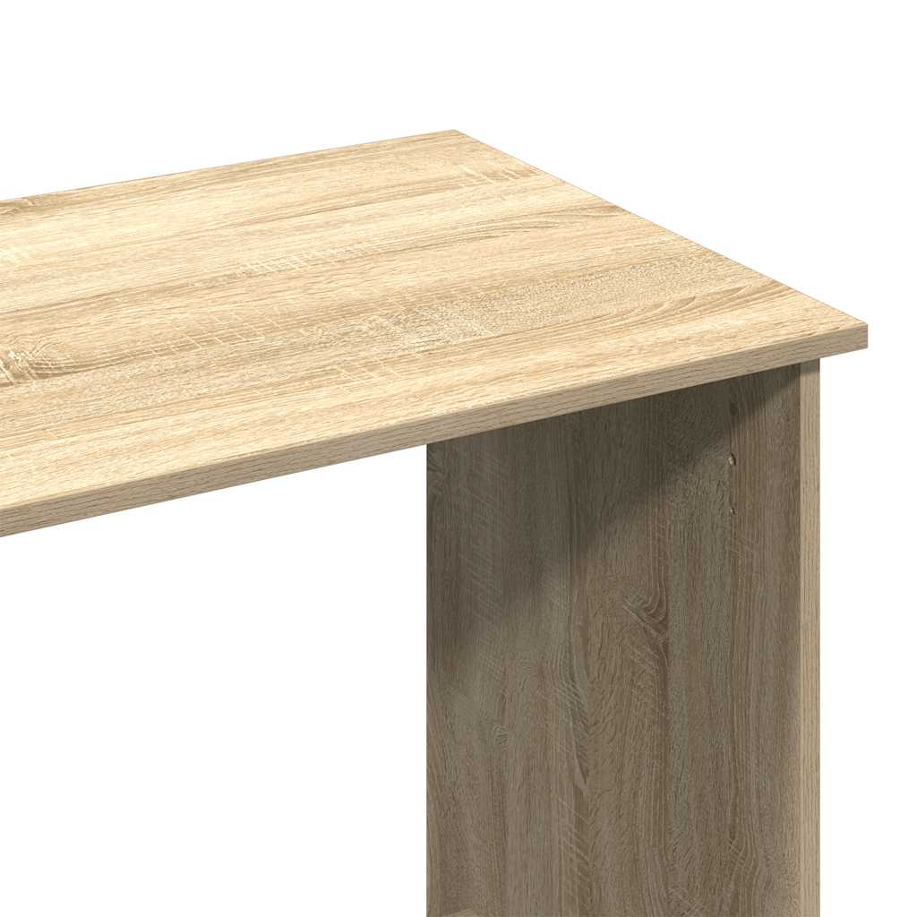 Skrivebord sonoma eik 102x50x75 cm konstruert tre