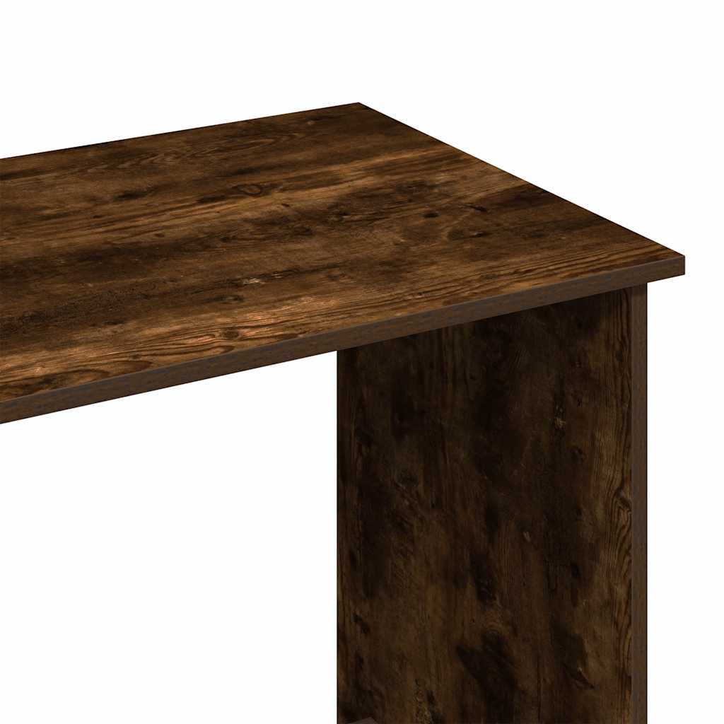 Skrivebord røkt eik 102x50x75 cm konstruert tre