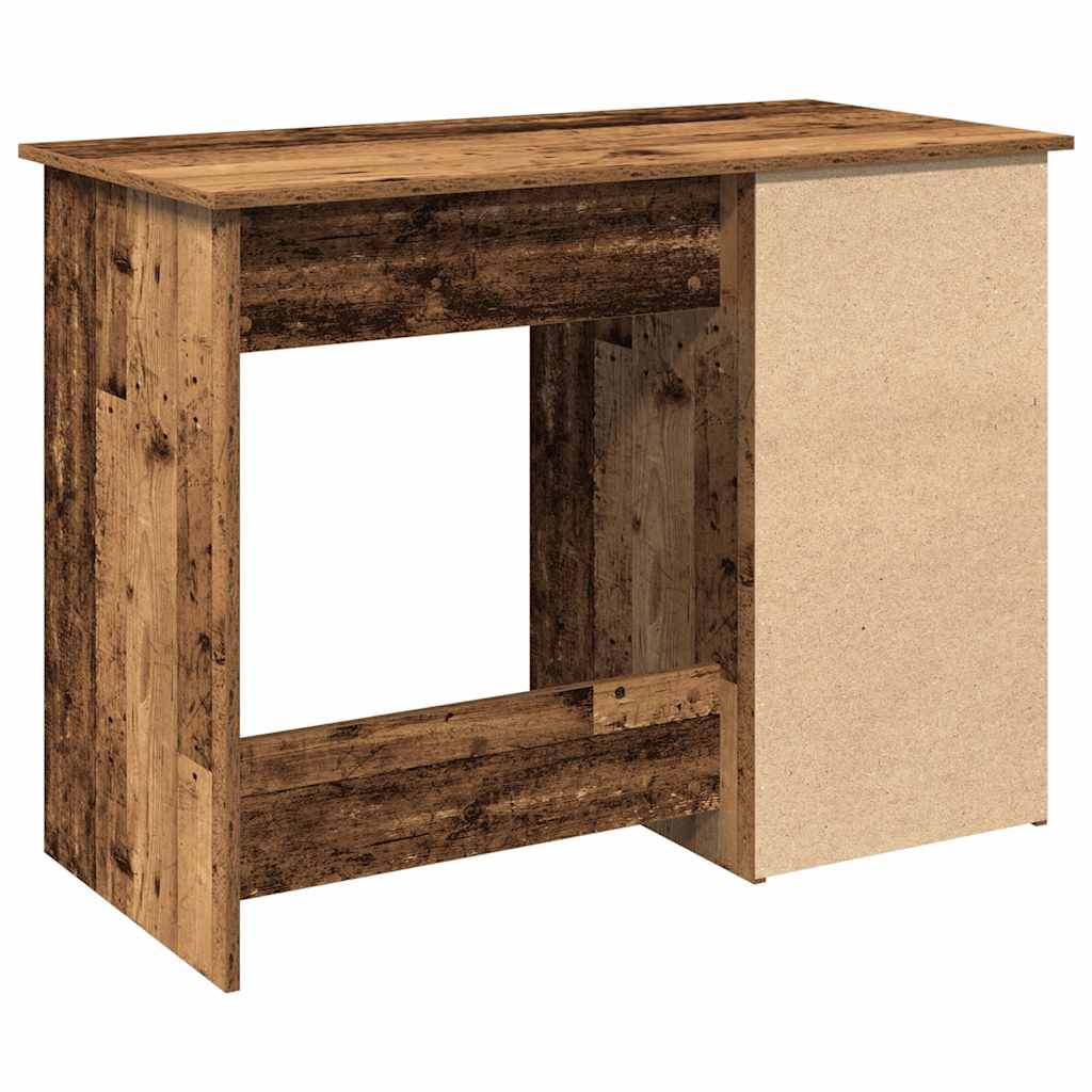 Skrivebord gammelt tre 102x50x75 cm konstruert tre