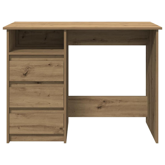 Skrivebord artisan eik 102x50x75 cm konstruert tre