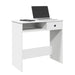 Skrivebord hvit 80x40x75 cm sponplate