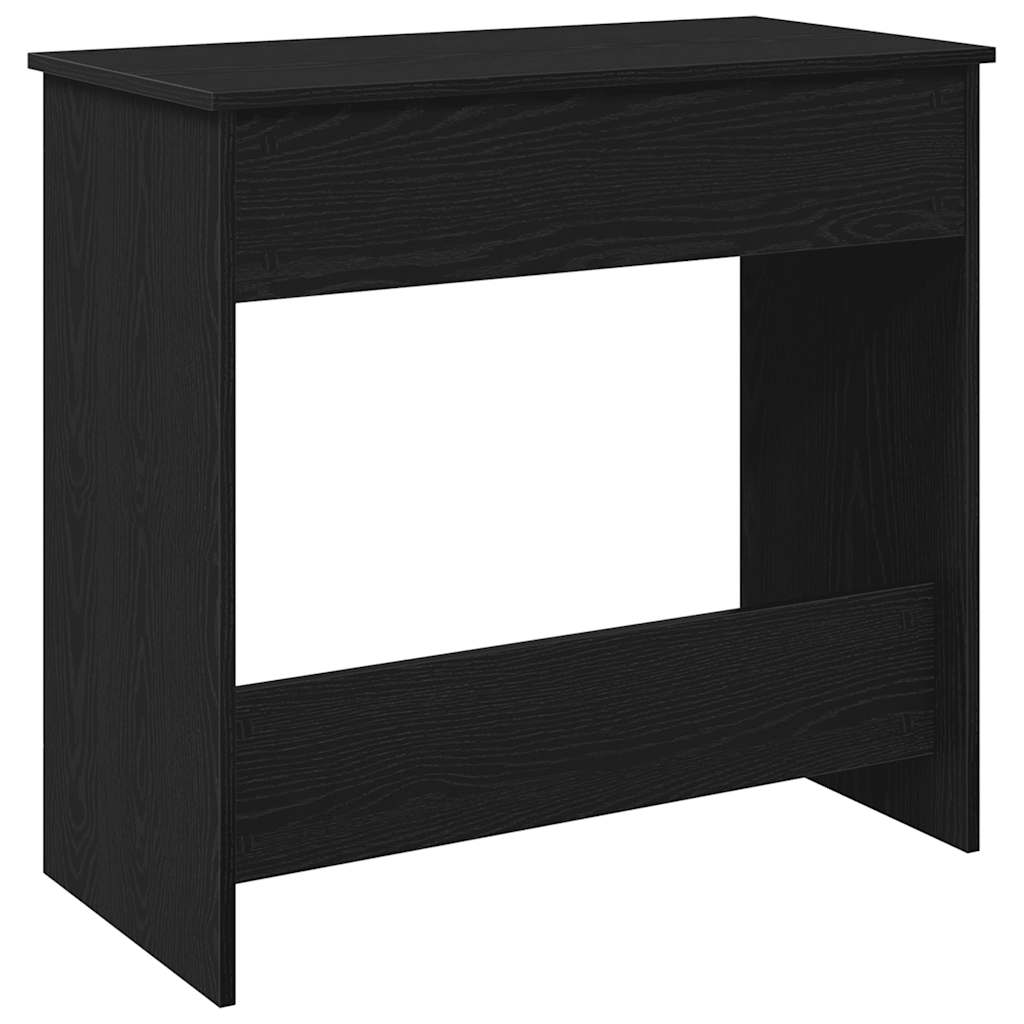 Skrivebord svart 80x40x75 cm sponplate