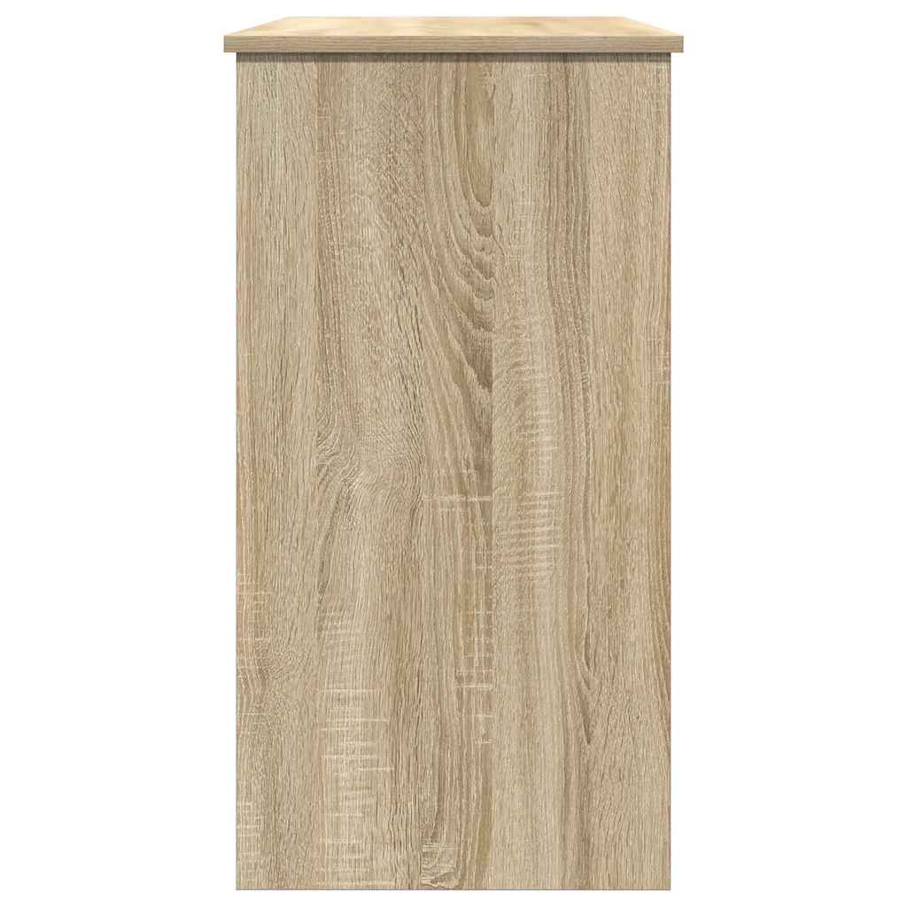 Skrivebord sonoma eik 80x40x75 cm sponplate