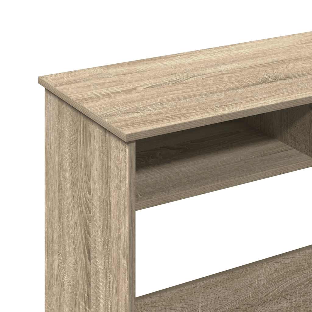 Skrivebord sonoma eik 80x40x75 cm sponplate