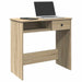 Skrivebord sonoma eik 80x40x75 cm sponplate