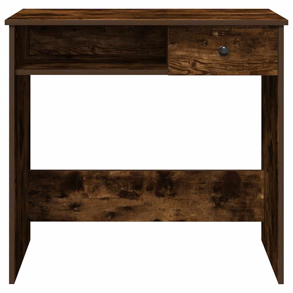 Skrivebord røkt eik 80x40x75 cm konstruert tre