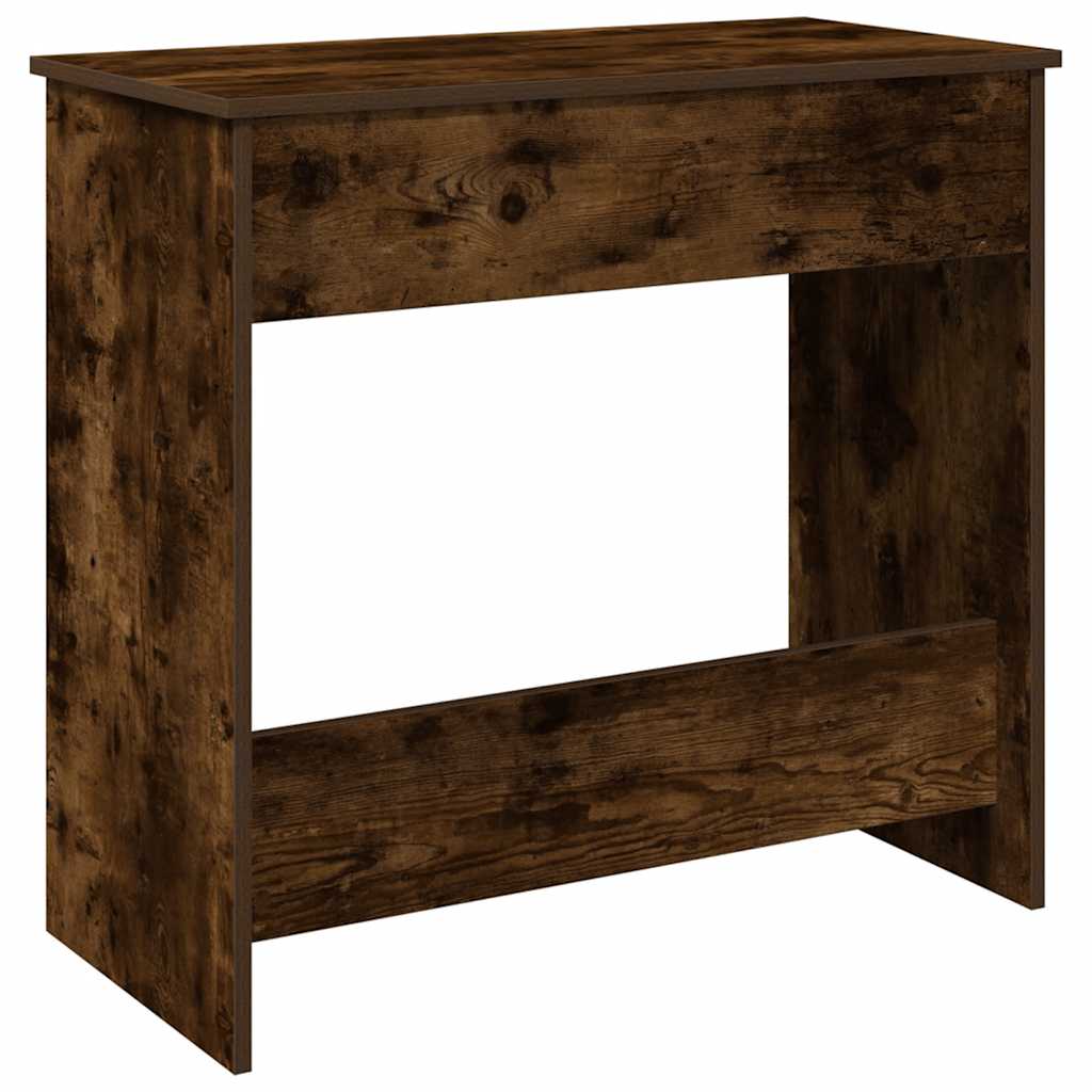 Skrivebord røkt eik 80x40x75 cm konstruert tre