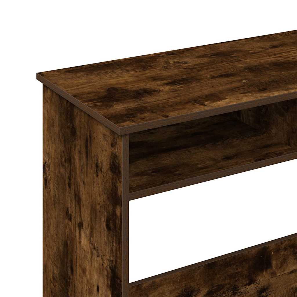 Skrivebord røkt eik 80x40x75 cm konstruert tre