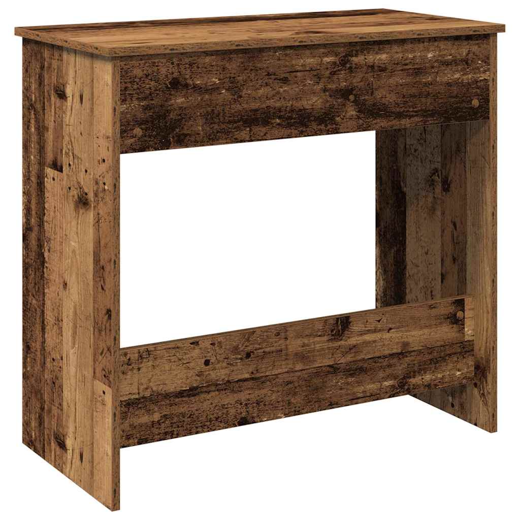 Skrivebord gammelt tre 80x40x75 cm konstruert tre
